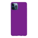 StraTG Bright Purple Silicon Cover for iPhone 12 Pro Max - Slim and Protective Smartphone Case 