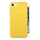 StraTG Yellow Silicon Cover for iPhone 7 / 8 / SE 2020 / SE 2022 - Slim and Protective Smartphone Case 