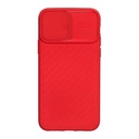 StraTG Red Case with Sliding Camera Protector for iPhone 11 Pro Max - Stylish and Protective Smartphone Case