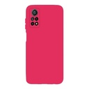 StraTG Hot Pink Silicon Cover for Xiaomi Mi 10T / Mi 10T Pro - Slim and Protective Smartphone Case with Camera Protection