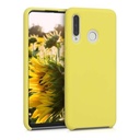 StraTG Yellow Silicon Cover for Huawei Y9 Prime 2019 - Slim and Protective Smartphone Case 