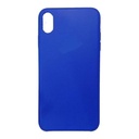 StraTG Royal Blue Silicon Cover for iPhone XS Max - Slim and Protective Smartphone Case 