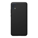 StraTG Black Silicon Cover for Samsung M31 - Slim and Protective Smartphone Case with Camera Protection