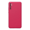 ستراتيجى جراب حماية سيليكون هوت بينك للمحمول Xiaomi Mi Note 10 Lite مع حماية للكاميرا