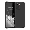 ستراتيجى جراب حماية سيليكون اسود للمحمول Xiaomi Poco X3 GT مع حماية للكاميرا