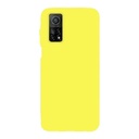 StraTG Yellow Silicon Cover for Xiaomi Mi 10T / Mi 10T Pro - Slim and Protective Smartphone Case 