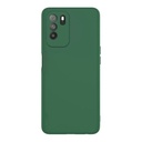 StraTG Dark Green Silicon Cover for Oppo A16 / A16S - Slim and Protective Smartphone Case with Camera Protection