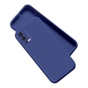 StraTG Dark Blue Silicon Cover for Oppo A55 - Slim and Protective Smartphone Case with Camera Protection