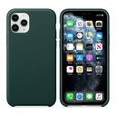 StraTG Dark Green Silicon Cover for iPhone 11 Pro - Slim and Protective Smartphone Case 