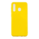 StraTG Yellow Silicon Cover for Samsung A20 / A30 / M10s - Slim and Protective Smartphone Case 