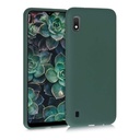 StraTG Green Silicon Cover for Samsung A10 - Slim and Protective Smartphone Case 