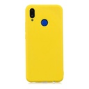 StraTG Yellow Silicon Cover for Samsung A10s - Slim and Protective Smartphone Case 