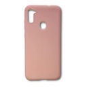 StraTG Pink Silicon Cover for Samsung A11 / M11 - Slim and Protective Smartphone Case 