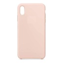 StraTG Light Pink Silicon Cover for iPhone XS Max - Slim and Protective Smartphone Case 