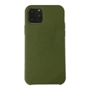 StraTG Green Silicon Cover for iPhone 11 - Slim and Protective Smartphone Case 