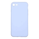 StraTG Blue Silicon Cover for iPhone 7 / 8 / SE 2020 / SE 2022 - Slim and Protective Smartphone Case with Camera Protection