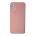 StraTG Pink Silicon Cover for Samsung A32 4G - Slim and Protective Smartphone Case with Camera Protection