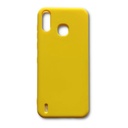 StraTG Yellow Silicon Cover for Infinix Smart 4 X653 - Slim and Protective Smartphone Case 