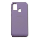 StraTG Light Purple Silicon Cover for Samsung M21 - Slim and Protective Smartphone Case 