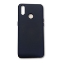 StraTG Dark Blue Silicon Cover for Oppo Realme 3 Pro - Slim and Protective Smartphone Case 