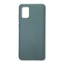 StraTG Green Silicon Cover for Samsung A71 - Slim and Protective Smartphone Case 