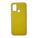 StraTG Yellow Silicon Cover for Oppo A32 / A33 / A53 - Slim and Protective Smartphone Case 