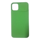 StraTG Green Case with Sliding Camera Protector for iPhone 12 Pro Max - Stylish and Protective Smartphone Case