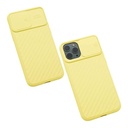 StraTG Yellow Case with Sliding Camera Protector for iPhone 12 / 12 Pro - Stylish and Protective Smartphone Case