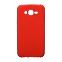 StraTG Red Silicon Cover for Samsung J7 - Slim and Protective Smartphone Case 