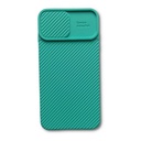 StraTG Turquoise Case with Sliding Camera Protector for iPhone 6P / 6SP / 7P / 8P - Stylish and Protective Smartphone Case