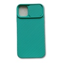 StraTG Turquoise Case with Sliding Camera Protector for iPhone 11 - Stylish and Protective Smartphone Case