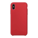 StraTG Metalic Red Silicon Cover for iPhone XS Max - Slim and Protective Smartphone Case 