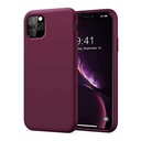 StraTG Dark Purple Silicon Cover for iPhone 11 Pro Max - Slim and Protective Smartphone Case [Feature]