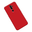 StraTG Red Silicon Cover for Oppo Reno 2F / 2Z - Slim and Protective Smartphone Case 