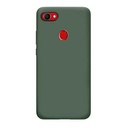 StraTG Green Silicon Cover for Oppo F7 - Slim and Protective Smartphone Case 