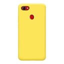 StraTG Yellow Silicon Cover for Oppo F7 - Slim and Protective Smartphone Case 