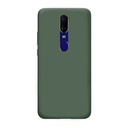 StraTG Green Silicon Cover for Oppo F11 - Slim and Protective Smartphone Case 