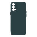 StraTG Dark Green Silicon Cover for Oppo A74 / A95 4G / F19 - Slim and Protective Smartphone Case 