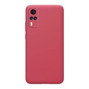 StraTG Pink Silicon Cover for Vivo Y51 (2020) / Y51a (2021) / Y53s 4G (2021) / Y31 (2021) - Slim and Protective Smartphone Case with Camera Protection