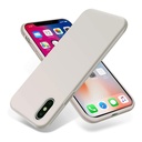 ستراتيجى جراب حماية سيليكون بيج فاتح للمحمول iPhone XS Max