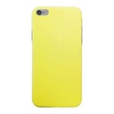 StraTG Yellow Silicon Cover for iPhone 6 / 6S - Slim and Protective Smartphone Case 