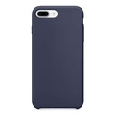 StraTG Navy Blue Silicon Cover for iPhone 7 Plus / 8 Plus - Slim and Protective Smartphone Case 