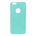 StraTG Turquoise Silicon Cover for iPhone 6 Plus / 6S Plus - Slim and Protective Smartphone Case 