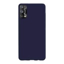 StraTG Dark Blue Silicon Cover for Realme 7 - Slim and Protective Smartphone Case 