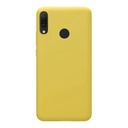 StraTG Yellow Silicon Cover for Huawei Y9 2019 - Slim and Protective Smartphone Case 