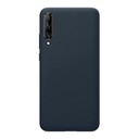 StraTG Navy Blue Silicon Cover for Huawei Y9s 2019 - Slim and Protective Smartphone Case 