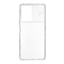 StraTG Gorilla Transparent Cover for Xiaomi Redmi Note 10 Pro / Note 10 Pro Max - Durable and Clear Smartphone Case with Slide Camera Protection