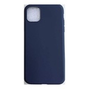 StraTG Navy Blue Silicon Cover for iPhone 11 Pro - Slim and Protective Smartphone Case 