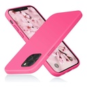 StraTG Fuchsia Silicon Cover for iPhone 12 Pro Max - Slim and Protective Smartphone Case 