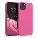 StraTG Fuchsia Silicon Cover for iPhone 13 - Slim and Protective Smartphone Case 